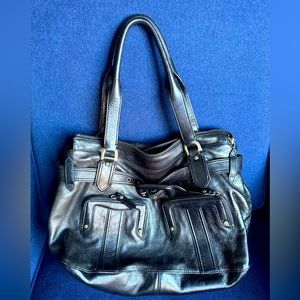 Cole Haan Black Leather Tote